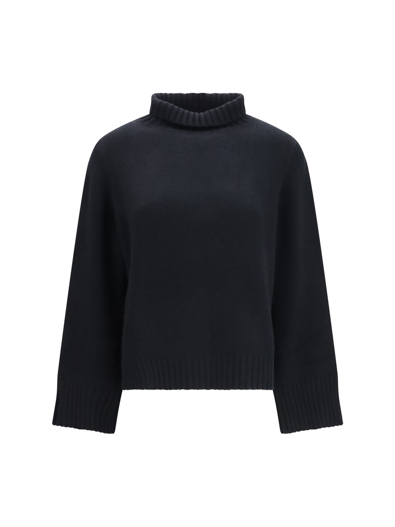 Allude Allude Cashmere Turtleneck Sweater Grey Women - World Class Fashion