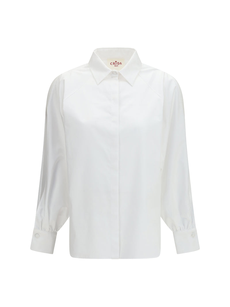Crida Milano Crida Milano Mughetto Shirt White - World Class Fashion