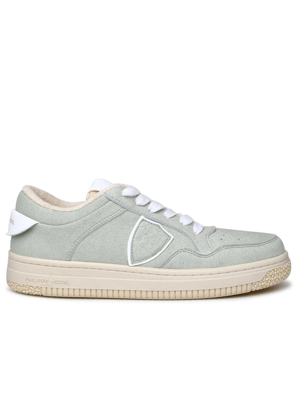 Philippe Model Lyon Green Organic Cotton Sneakers