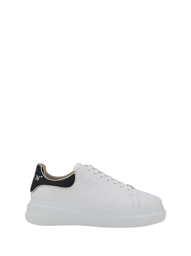Philipp Plein Philipp Plein Leather Sneakers White Men - World Class Fashion