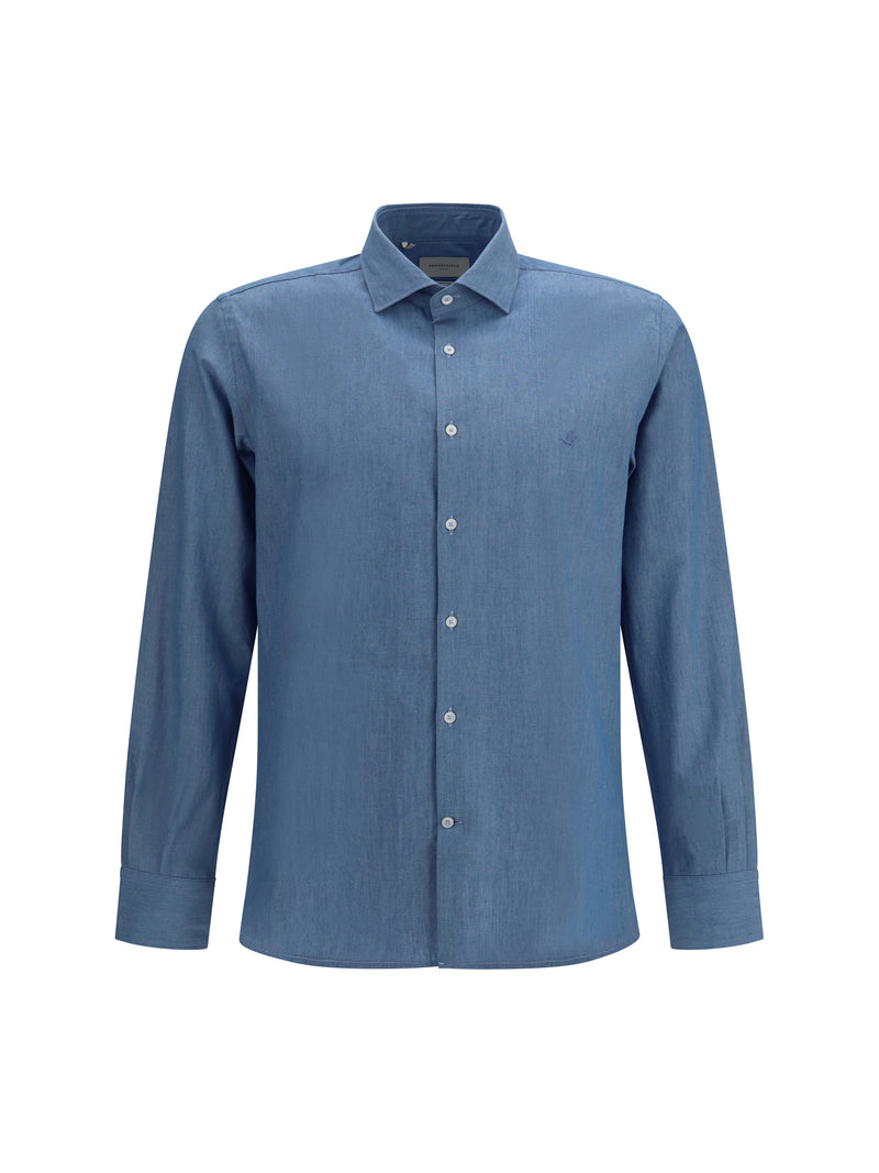 Brooksfield Brooksfield Cotton Shirt Bleach Men - World Class Fashion