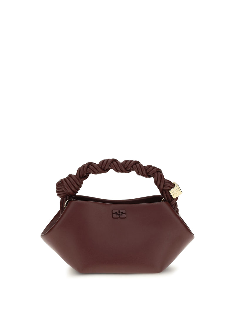 Ganni Bolso de mano Ganni Bou mini burdeos - World Class Fashion