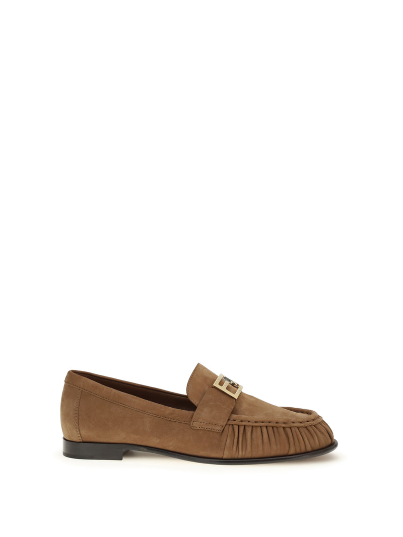 Fendi Fendi Suede Loafers Sellier Women - World Class Fashion