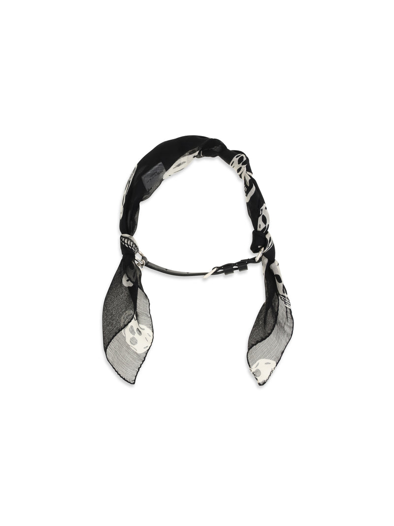 Alexander McQueen Alexander Mcqueen Double-wrap Skull Scarf Bracelet - World Class Fashion