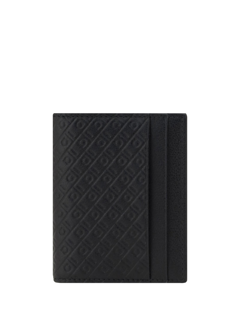Ferragamo Ferragamo Billfold Card Holder Black - World Class Fashion