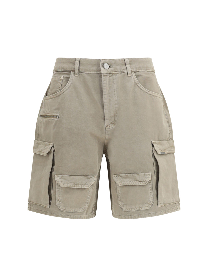 Represent Represent Cotton Cargo Shorts Beige Men - World Class Fashion