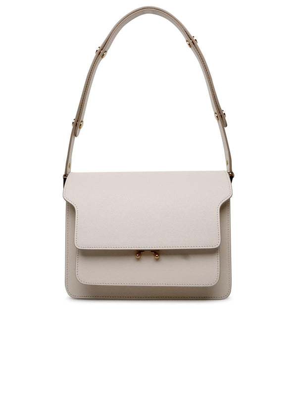 Marni Trunk White Leather Bag