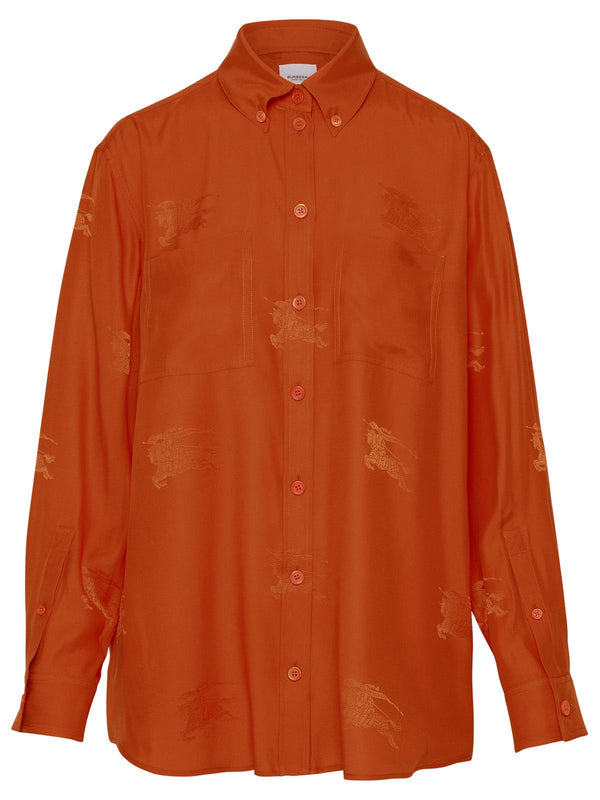 Burberry Ivanna Silk Orange Shirt