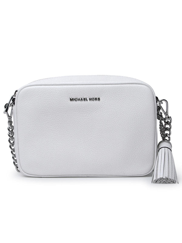 Michael Michael Kors White Leather Ginny Bag