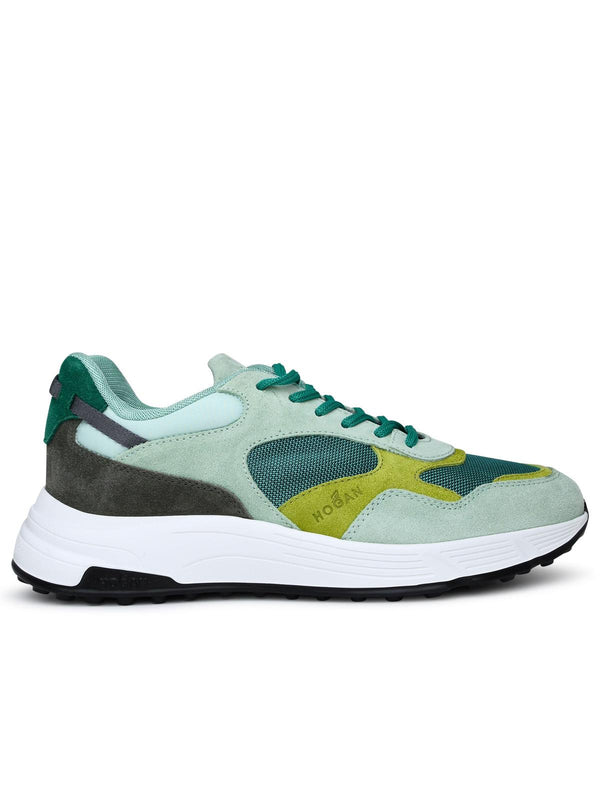 Hogan Green And Gray Hyperlight Blend Sneakers