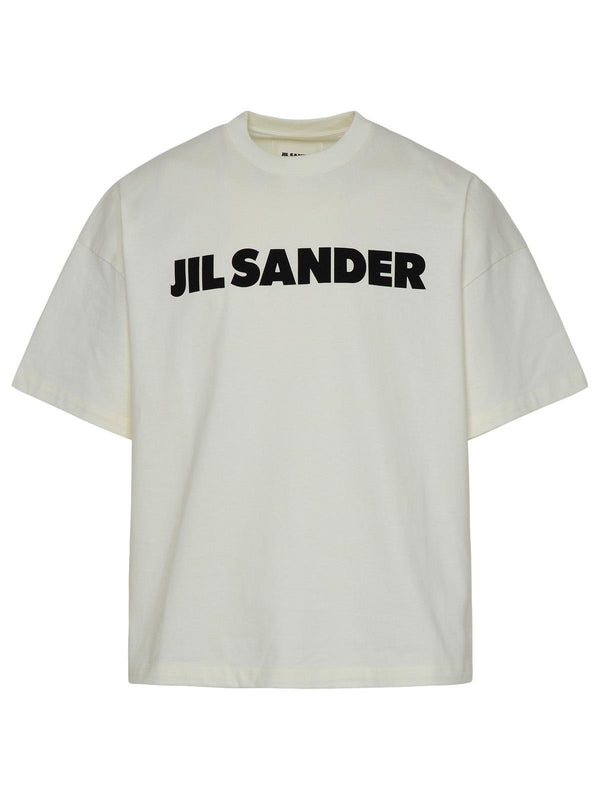 Jil Sander Ivory Cotton T-shirt