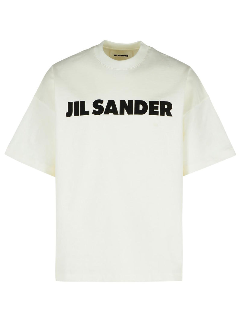 Jil Sander Jil Sander Ivory Cotton Polo Shirt Men - World Class Fashion