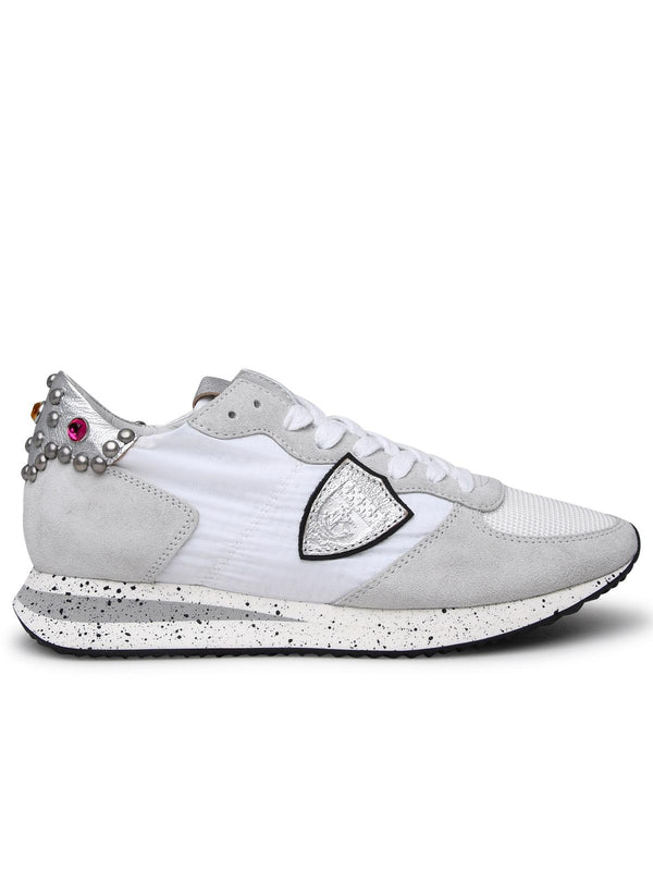 Philippe Model Trpx White Tech Fabric Sneakers