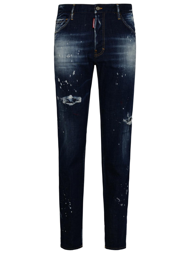 Dsquared2 Dsquared2 Cotton Blend Jeans Blue Men - World Class Fashion