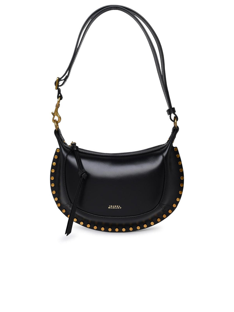 Isabel Marant Isabel Marant Oskan Moon Black Leather Bag - World Class Fashion