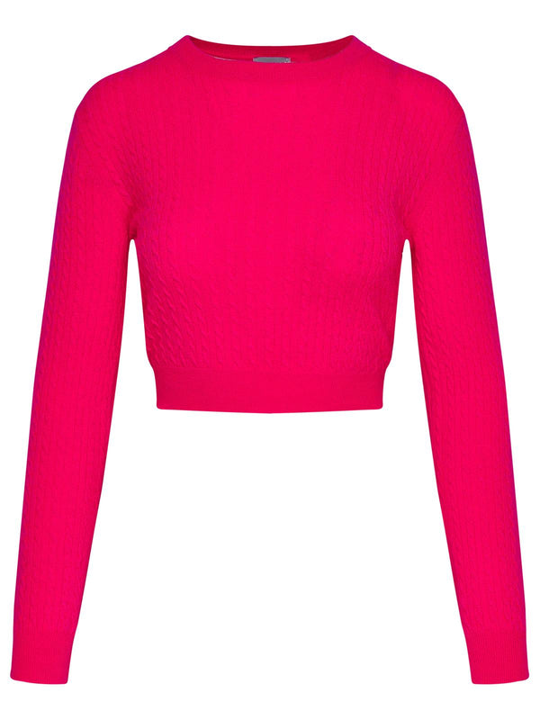 Patou Fuchsia Wool Blend Sweater