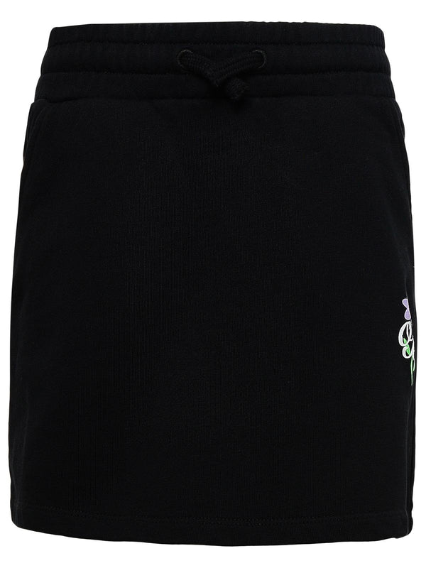 Off-white Black Cotton Skirt