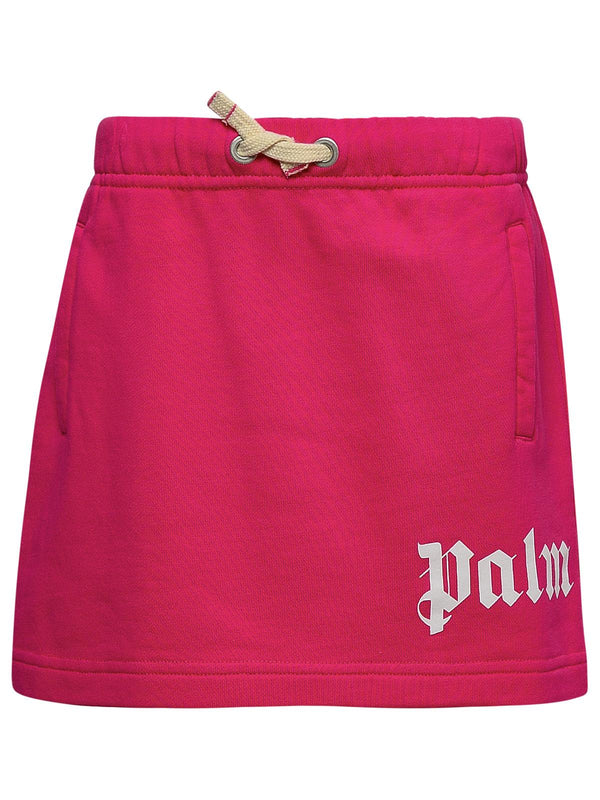 Palm Angels Fuchsia Cotton Skirt