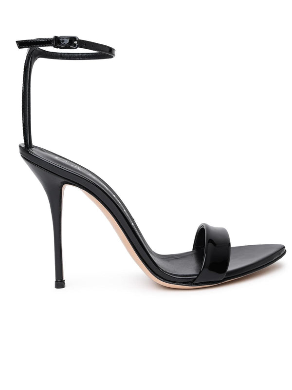 Casadei Black Patent Scarlet Sandals