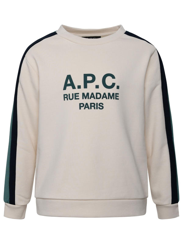 A.p.c. Ivory Cotton Jani Sweatshirt