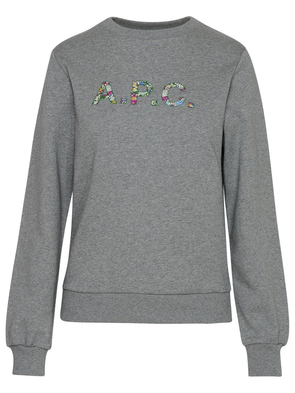 A.p.c. Felpa Floral Logo