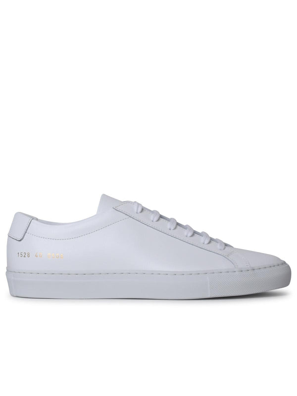 Common Projects White Leather Achilles Sneakers