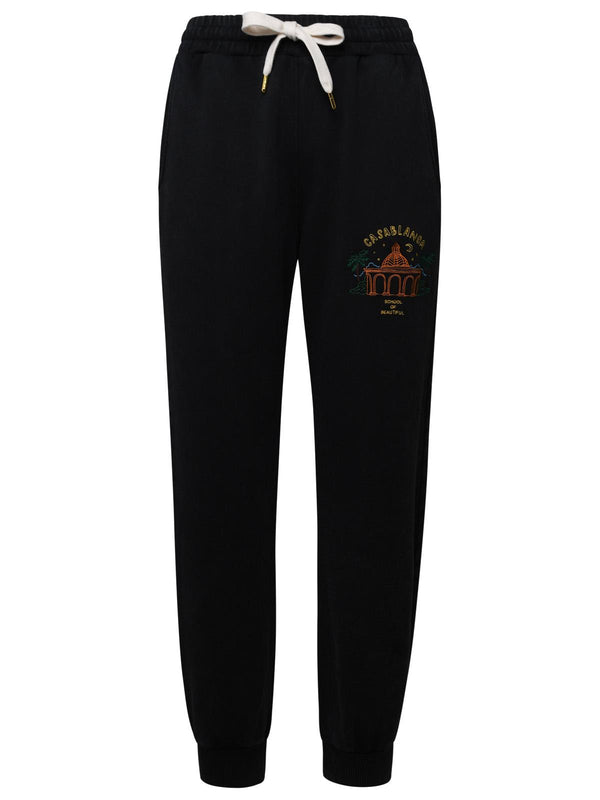 Casablanca Black Cotton Pants