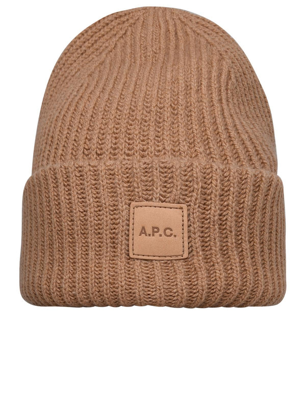 A.p.c. Beige Cashmere Blend Michelle Beanie