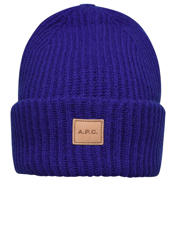 A.p.c. Electric Blue Cashmere Blend Michelle Beanie