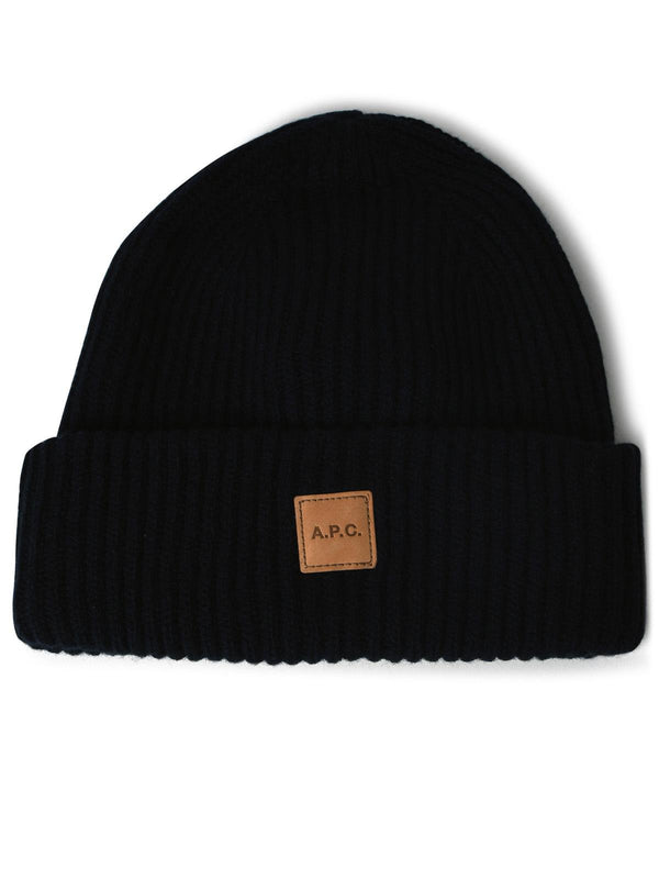 A.p.c. Blue Cashmere Blend Michelle Beanie