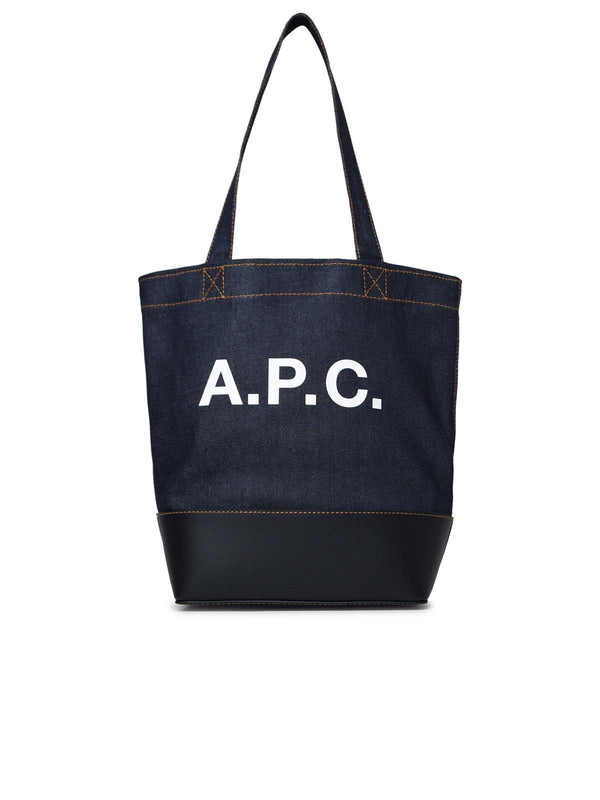 A.p.c. Blue Denim Blend Axel Bag