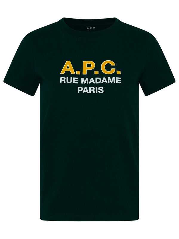 A.p.c. Green Cotton T-shirt