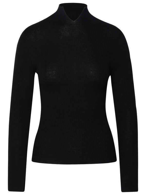 A.p.c. Black Cashmere Blend Sweater