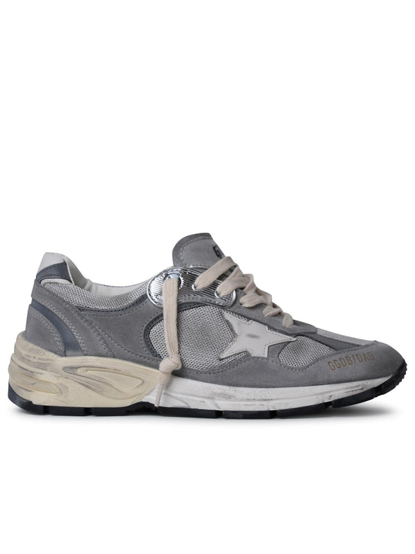 Golden Goose Grey Suede Blend Sneakers