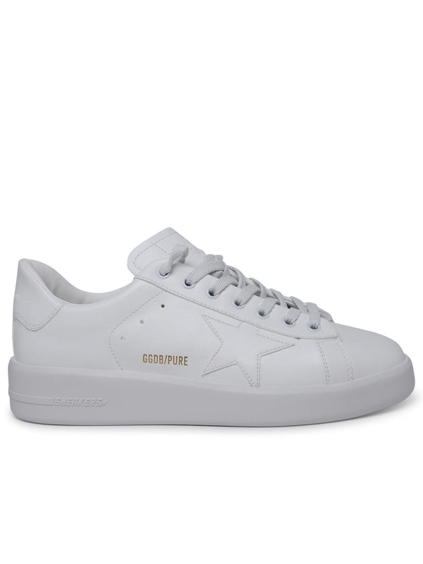 Golden Goose Purestar Sneakers In White Vegan Leather