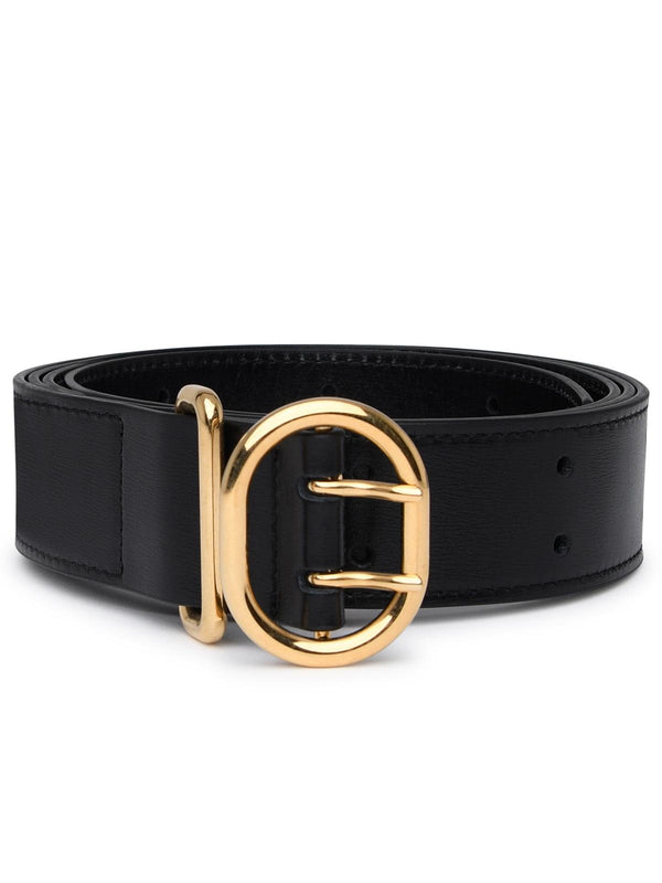 Jil Sander Black Leather Belt