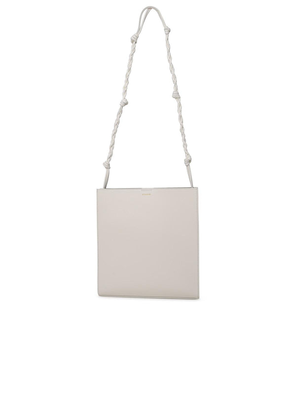 Jil Sander Tangle Bag In White Leather