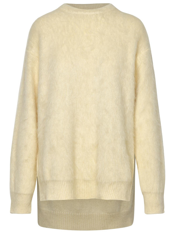 Jil Sander Ivory Alpaca Blend Sweater