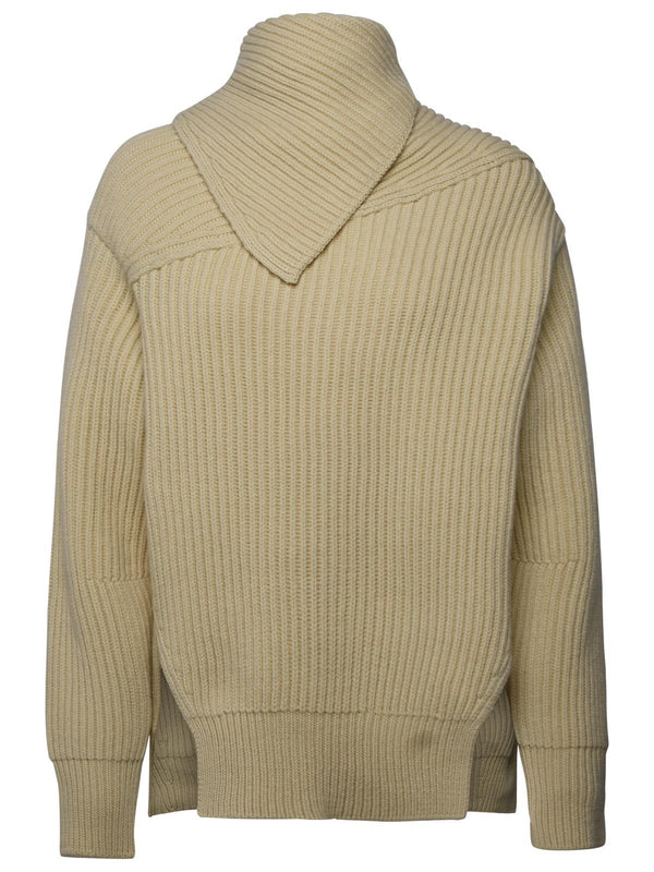 Jil Sander Ivory Wool Sweater