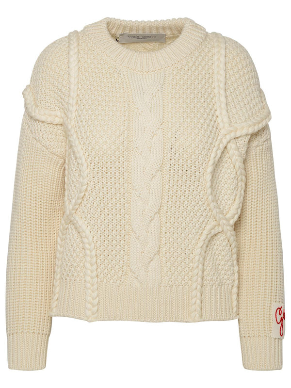 Golden Goose Ivory Virgin Wool Sweater