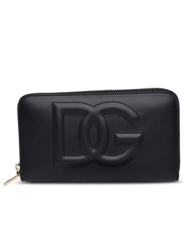 Dolce & Gabbana Dg Wallet In Black Leather