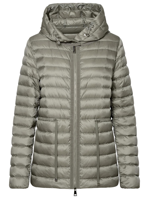 Moncler Raie' Light Grey Nylon Down Jacket