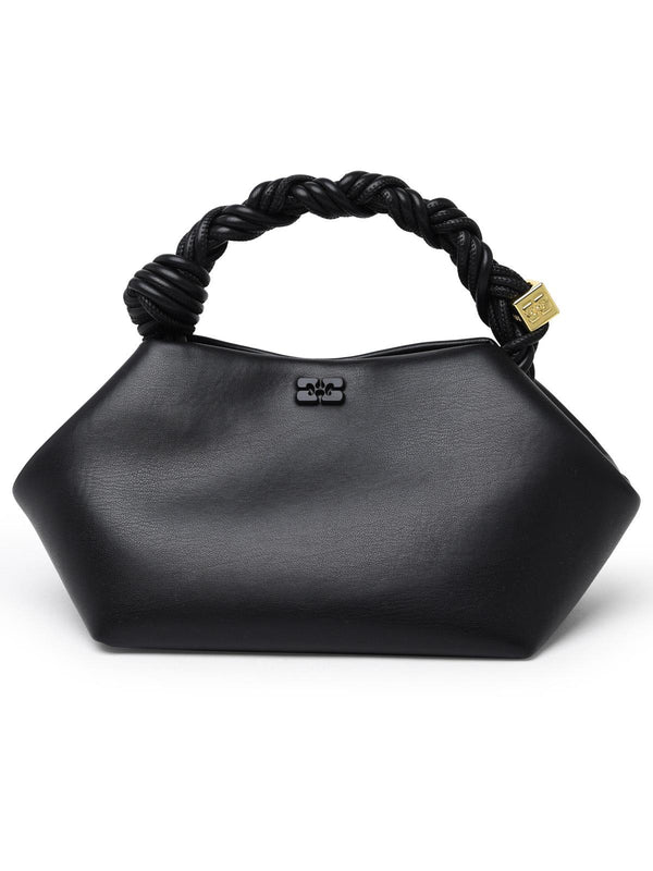 Ganni 'bou' Bag In Black Recycled Leather