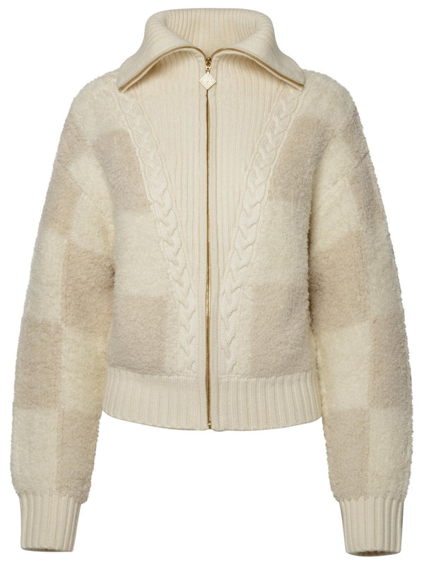 Casablanca Ivory Wool Blend Sweater