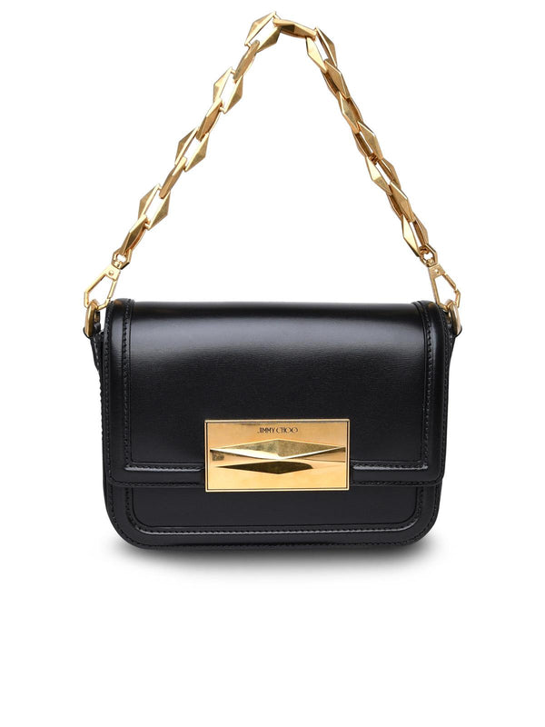 Jimmy Choo Diamond Bag In Black Leather