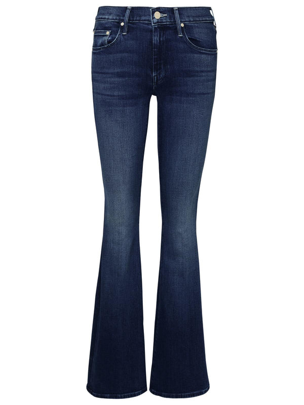 Mother Down Low Blue Cotton Jeans