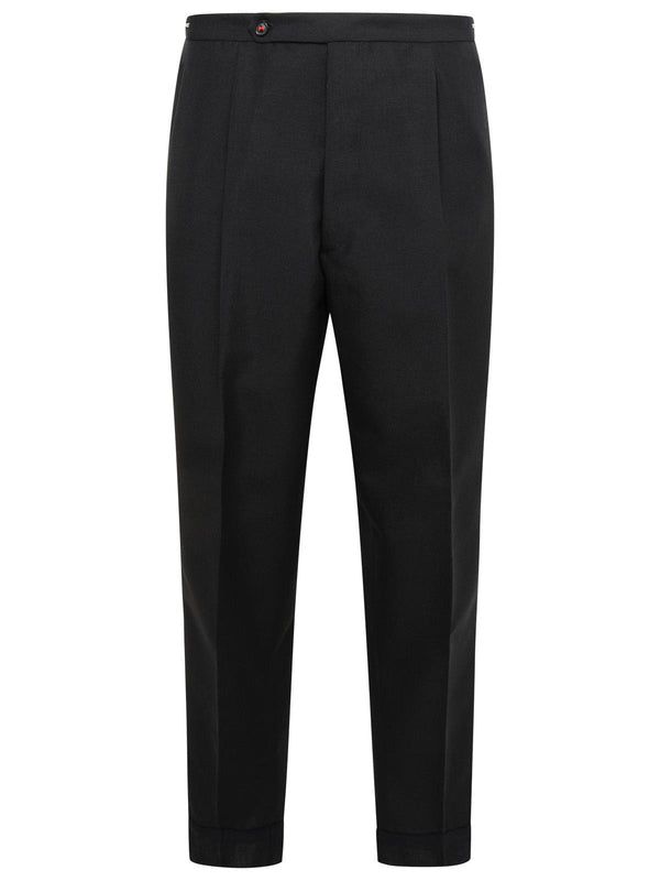 Maison Margiela Black Wool Trousers