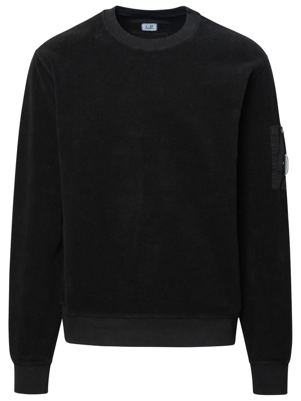 C.p. Company Black Cotton Sweatshirt