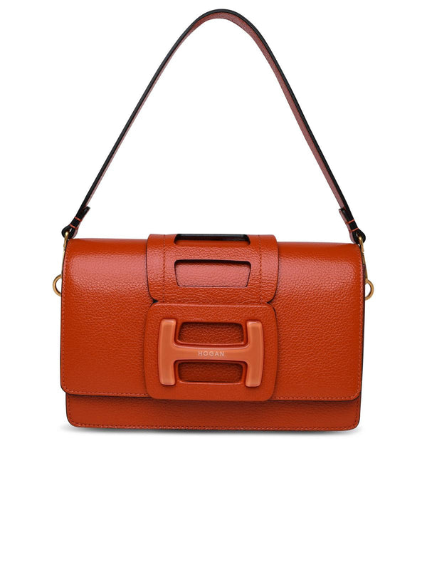 Orange Leather H-bag