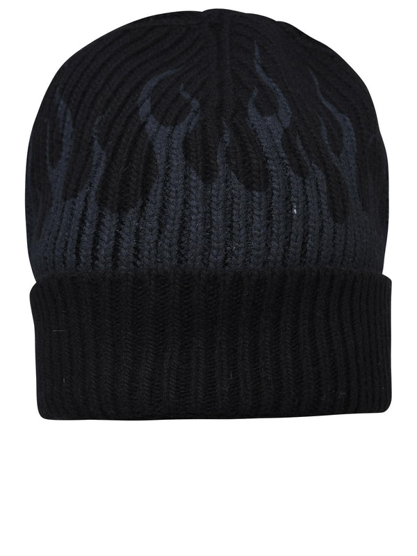 Vision Of Super Black Wool Blend Beanie